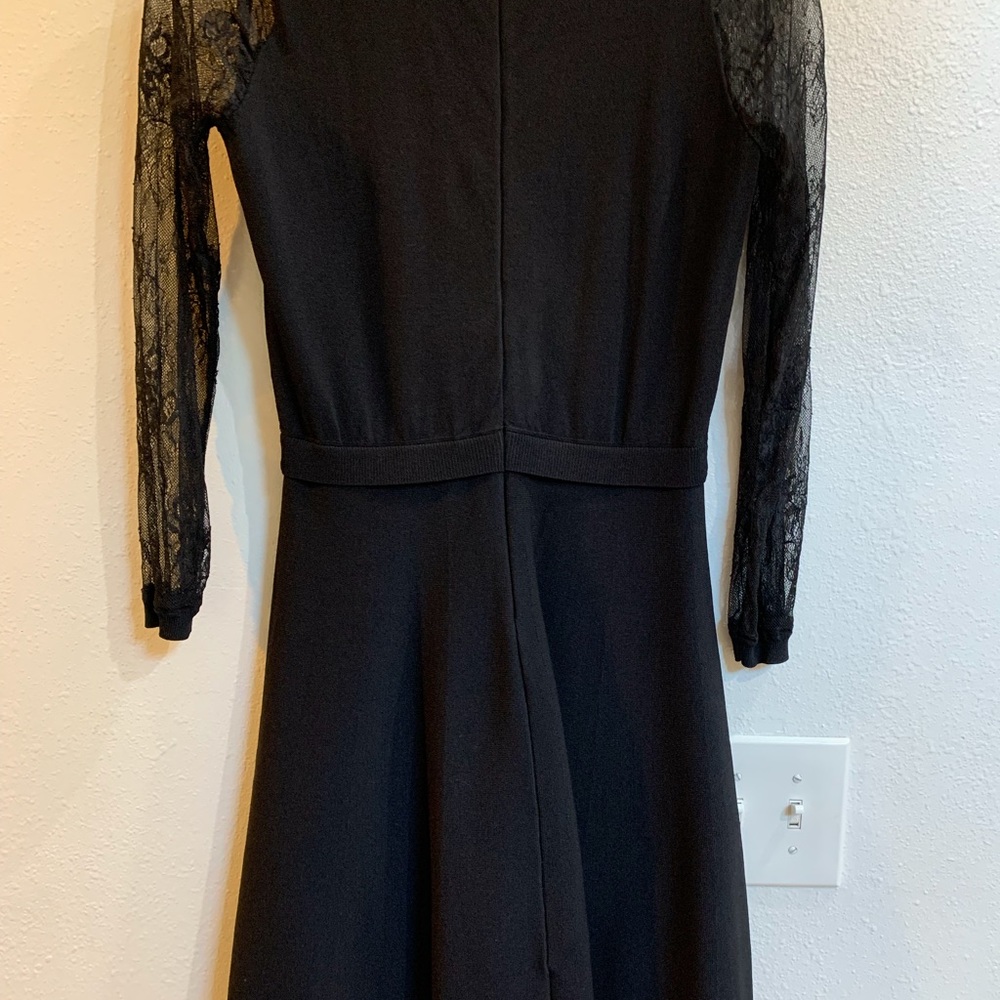 Bow Neck Ruffled Dress - Picture 3 of 5